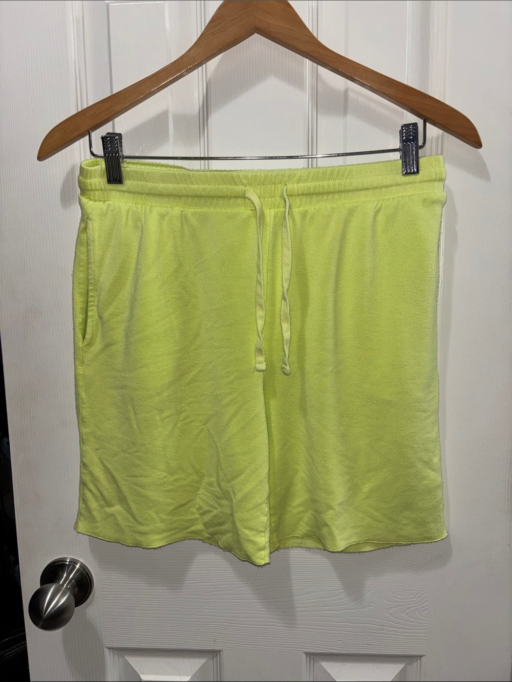Colsie Neon Lime Elastic Waist Shorts
